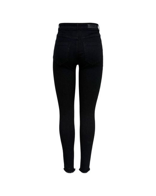 ONLY Black Cotton Jeans & Pant