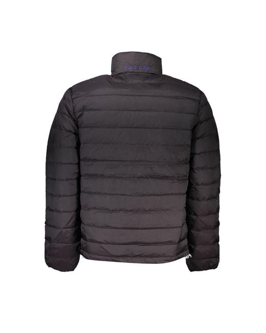 La Martina Black Polyamide Jacket for men