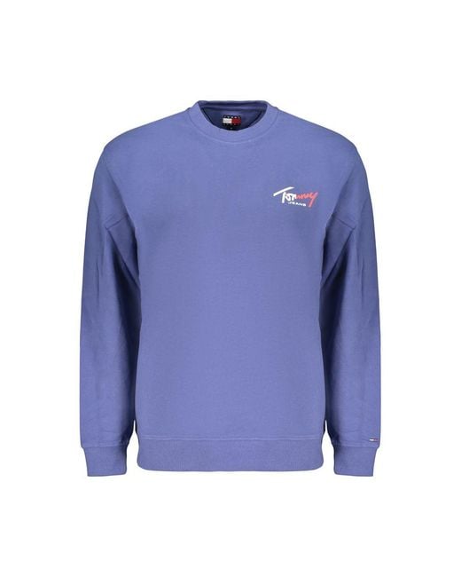 Tommy Hilfiger Blue Cotton Men's Sweatshirt for men