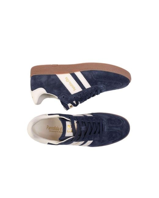 Pantofola D Oro Blue Suede Men Sneaker for men