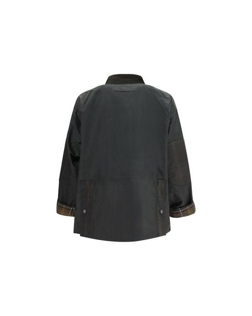 Barbour Black Bicolor Cotton Full for men