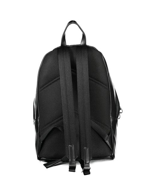 Calvin Klein Black Eco-Conscious Chic Backpack With Sleek Design for men