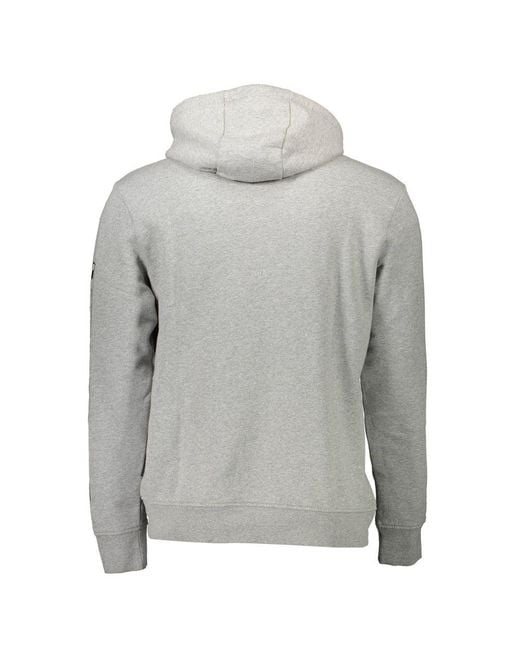 Napapijri Gray Cotton Sweater for men