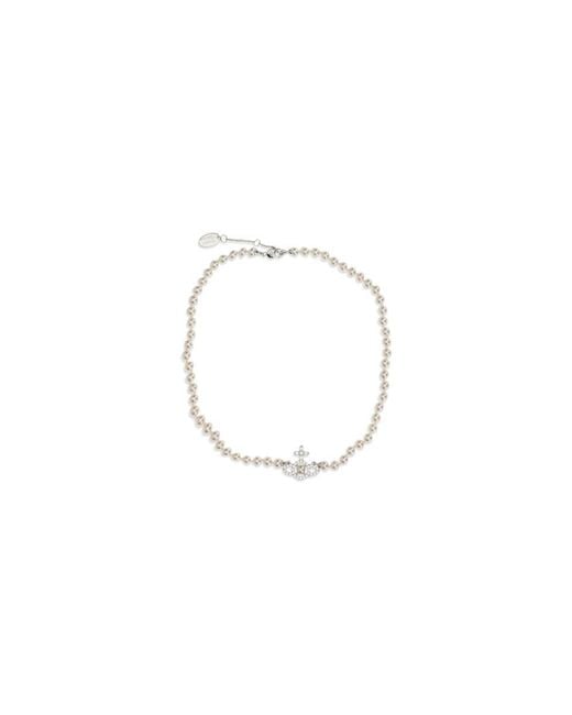 Vivienne Westwood Metallic Silver Brass Necklace