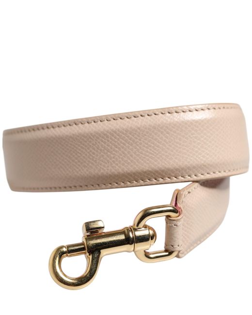Dolce & Gabbana Pink Leather Handbag Accessory Shoulder Strap