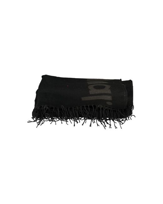 Desigual Black Chic Contrast Detail Poncho