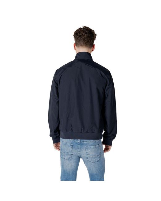 EA7 Blue Polyamide Jacket for men