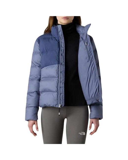 The North Face Blue Polyester Coat