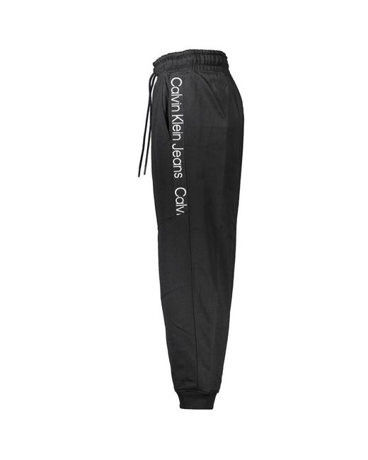 Calvin Klein Black Polyester 's Jogger Pants