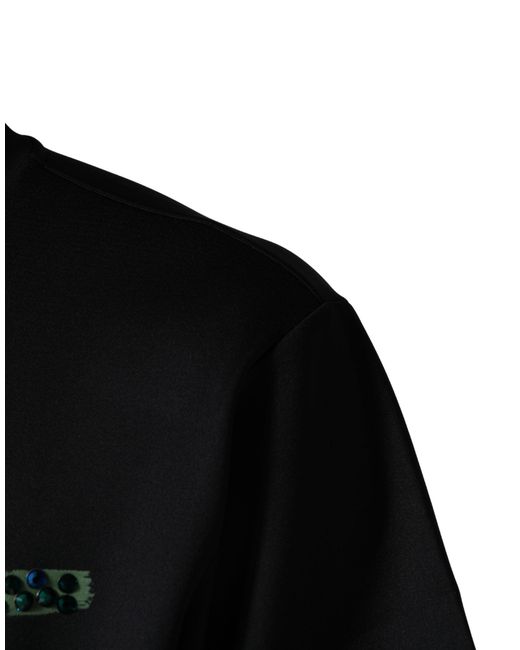 Dolce & Gabbana Black Have Fun Embellished Crew Neck T for men
