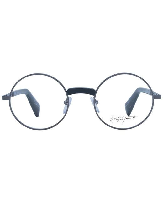 Yohji Yamamoto Blue Gray Monel Glasses (frames)