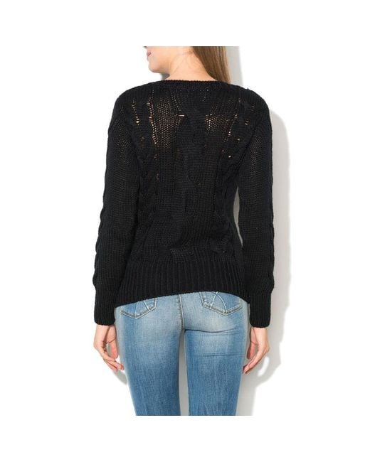 Gas Black Wool Sweatshirt