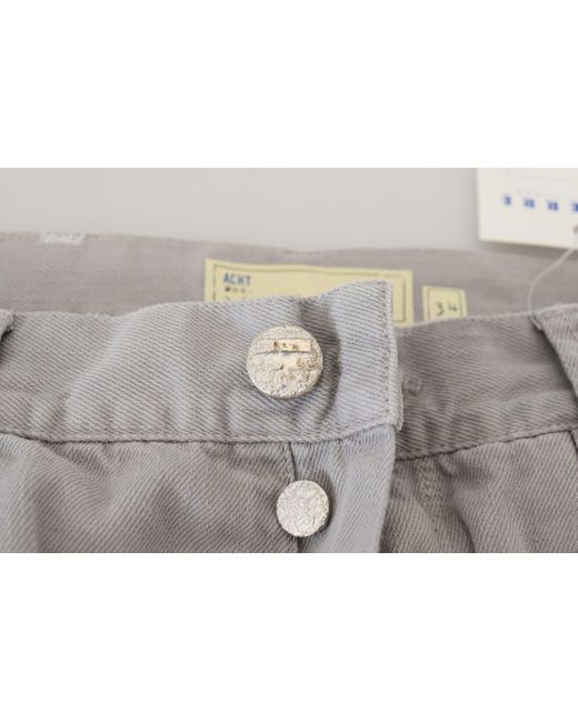 Acht Gray Cotton Slim Fit Denim Jeans main image 0