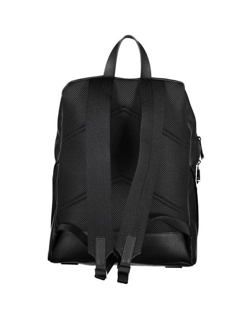 Calvin Klein Black Elegant Urban Laptop Backpack With Sleek Design for men