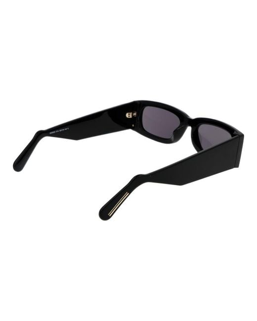 Gcds Black Acetate Sunglasses