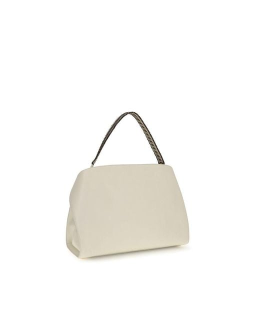 Ferragamo Natural Beige Calf Leather Bos Taurus Shoulder Bag