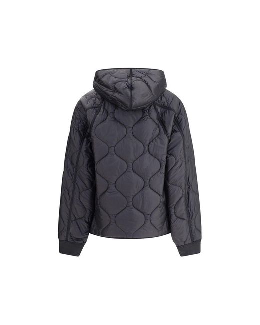 C P Company Blue C. P. Company Quilted Down Jacket