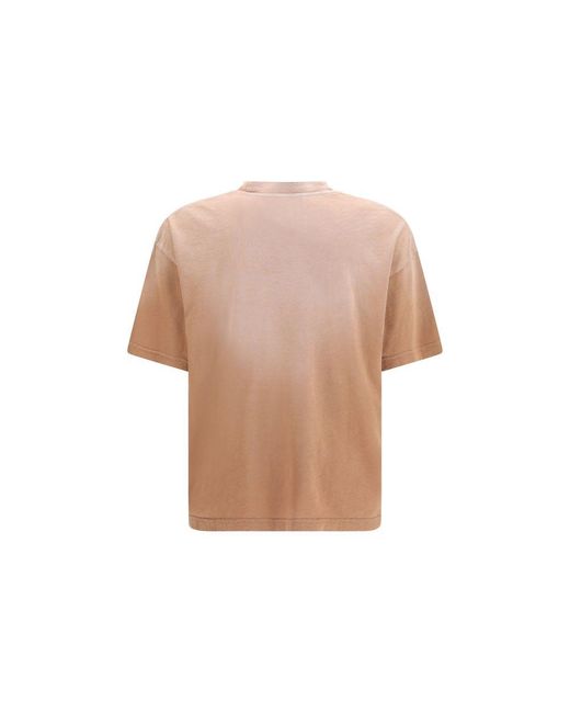Represent Pink Brown Cotton T for men