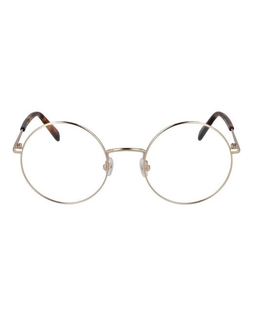 Emilio Pucci Metallic Gold Metal Glasses (frames)