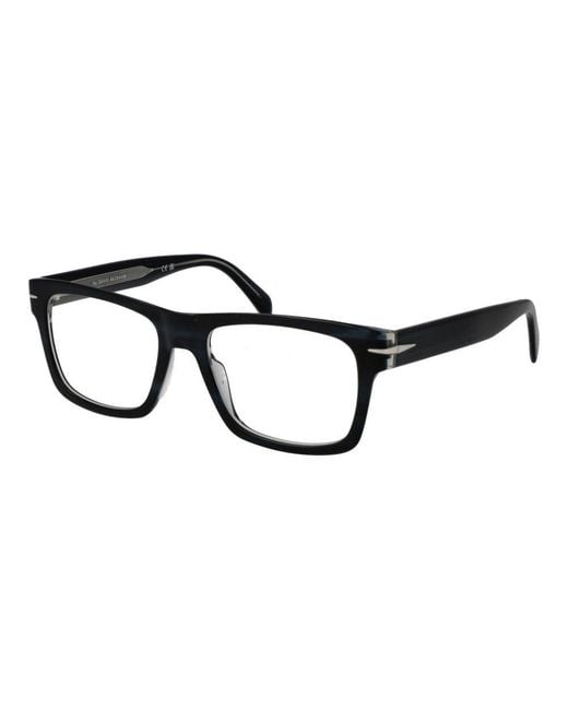 David Beckham Black Blue Acetate Glasses (frames) for men