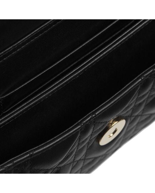 Dior Black Leather Shoulder Bag