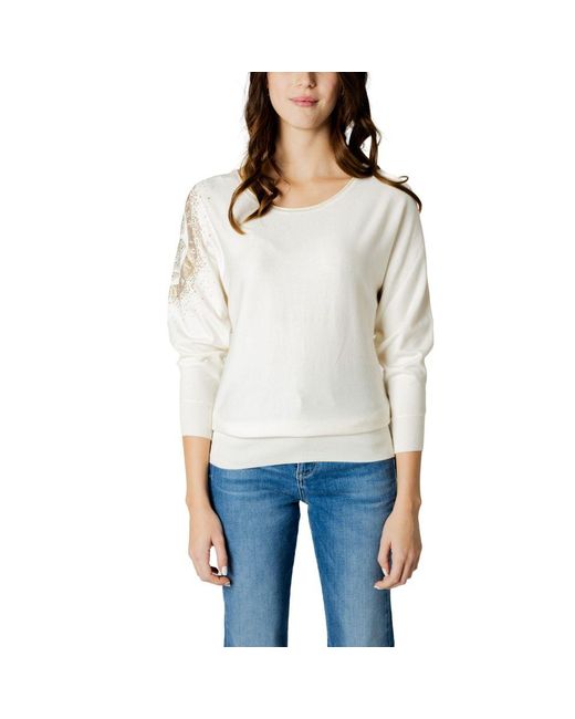 Guess White Viscose Tops & T