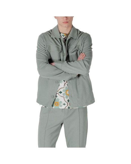 Antony Morato Gray Polyester Shirt for men