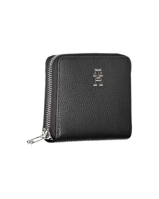 Tommy Hilfiger Black Sleek Polyethylene Wallet