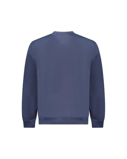 Tommy Hilfiger Blue Cotton Sweater for men