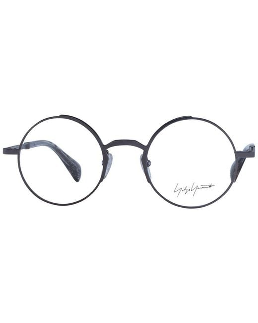 Yohji Yamamoto Metallic Gray Metal Glasses (frames)