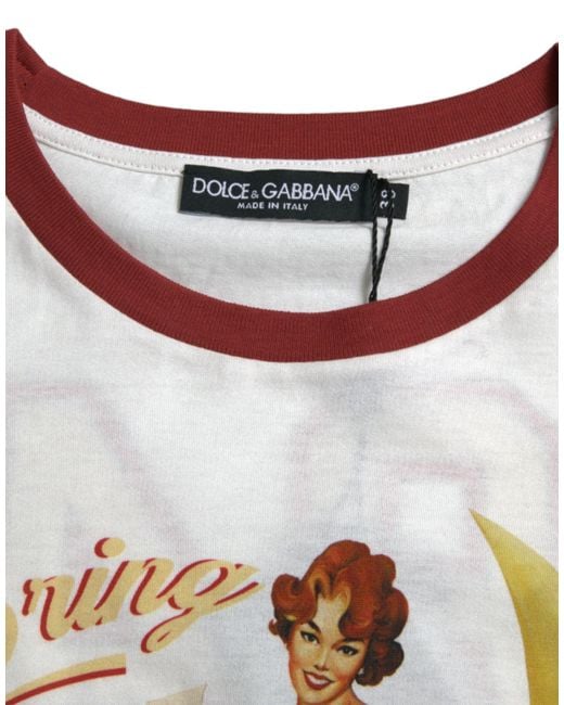 Dolce & Gabbana White Bring Me To The Moon T