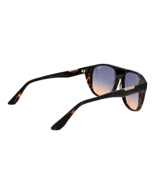 BMW Black Brown Acetate Sunglasses for men