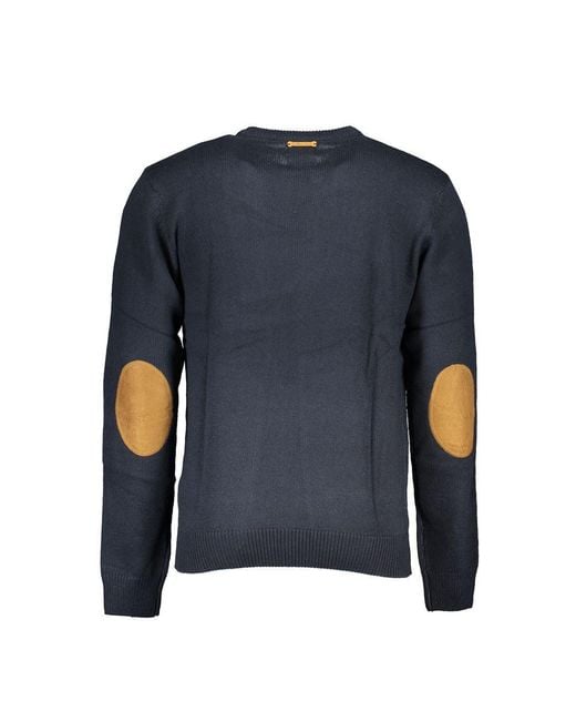 Gianmarco Venturi Blue Cotton Men's Sweater for men