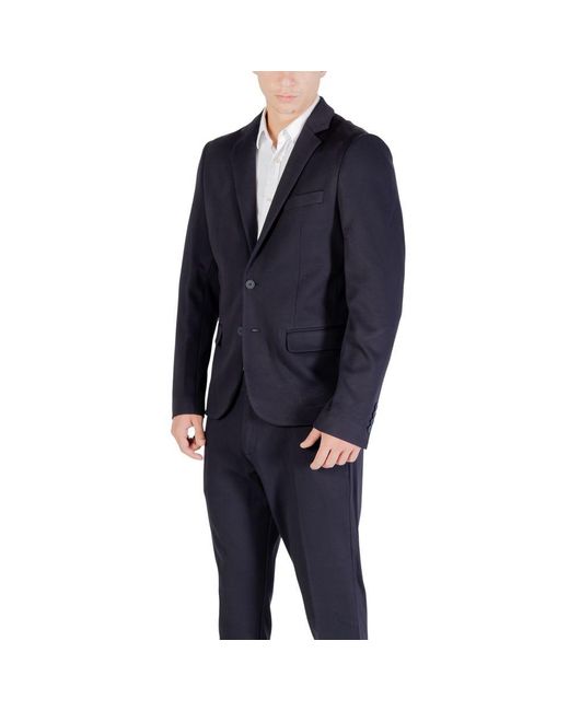 Antony Morato Blue Viscose Blazer for men