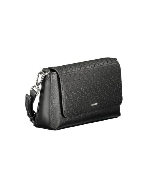 Calvin Klein Black Polyester Shoulder Bag