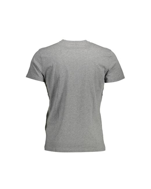 La Martina Gray Cotton T for men