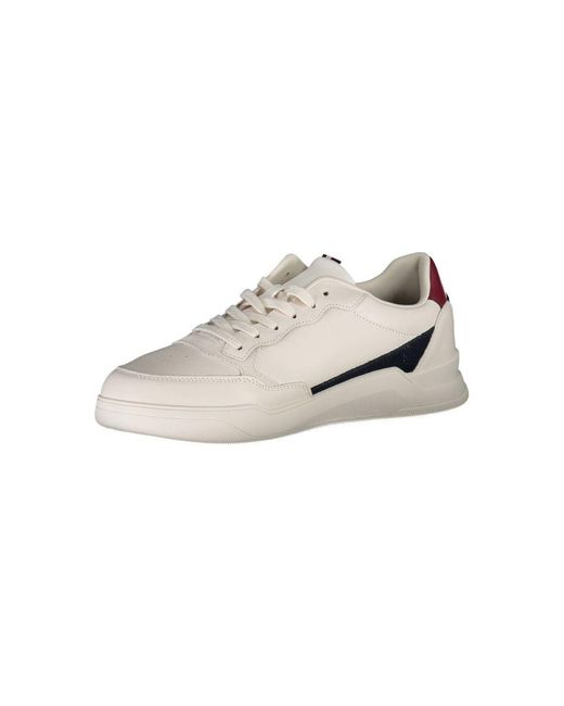 Tommy Hilfiger White Polyester Sneaker for men
