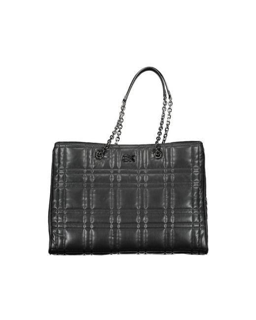Calvin Klein Black Polyester Handbag