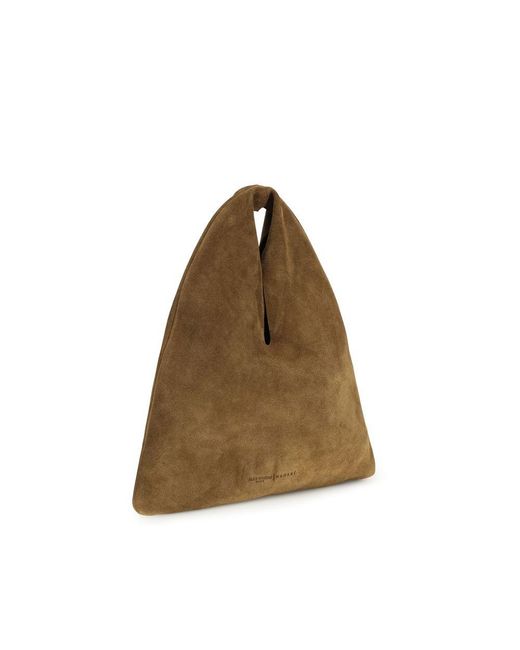 Manebí Brown Calf Leather Bos Taurus Shoulder Bag