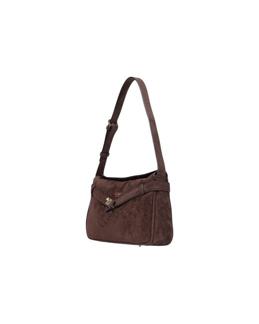 Guess Brown Polyester Handbag