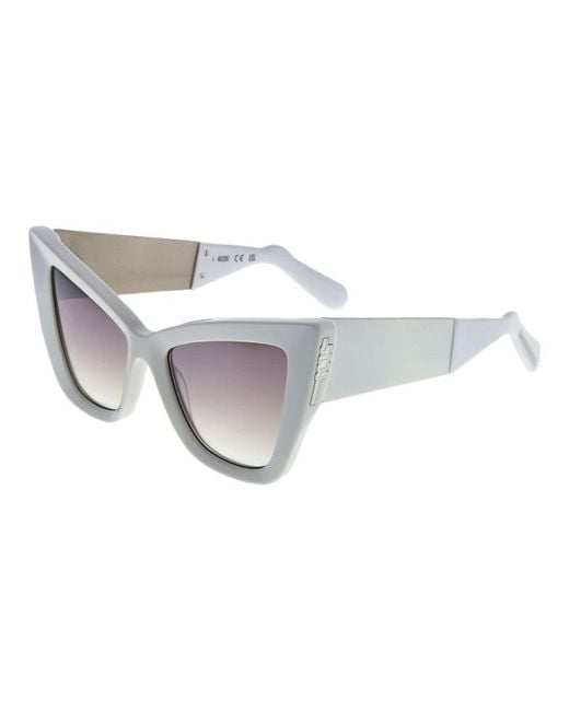Gcds White Acetate Sunglasses