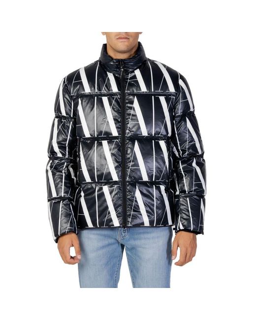 ARMANI EXCHANGE Black Polyester Jacket for men