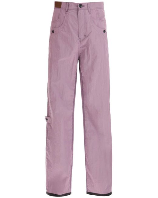 ANDERSSON BELL Purple Inside Out Technical Pants for men