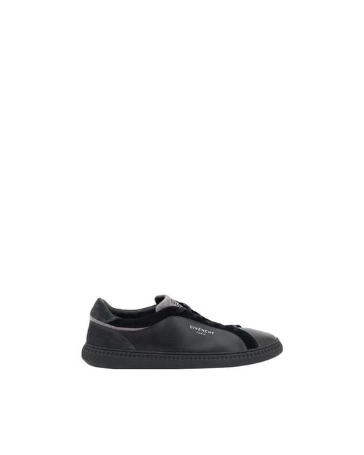 Givenchy Black Leather G Set Sneakers for men