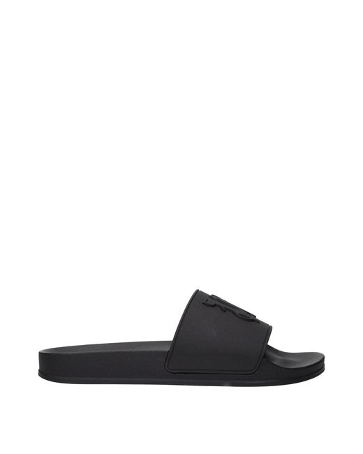 Palm Angels Black Logo Slide for men