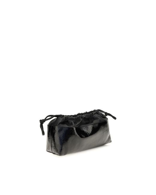 Pierre Hardy Black Calf Leather Bos Taurus Clutch Bag