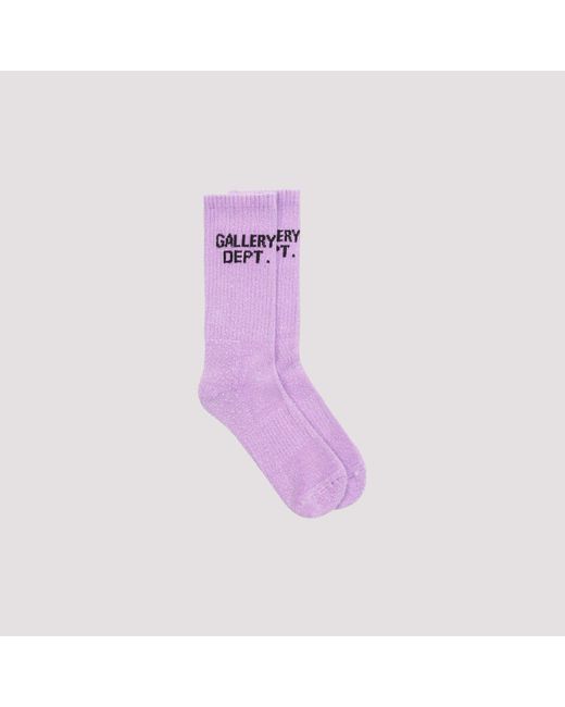 GALLERY DEPT. Purple Clean Socks for men