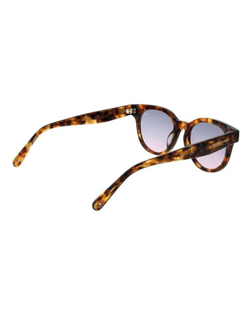 Scotch & Soda Brown Acetate Sunglasses