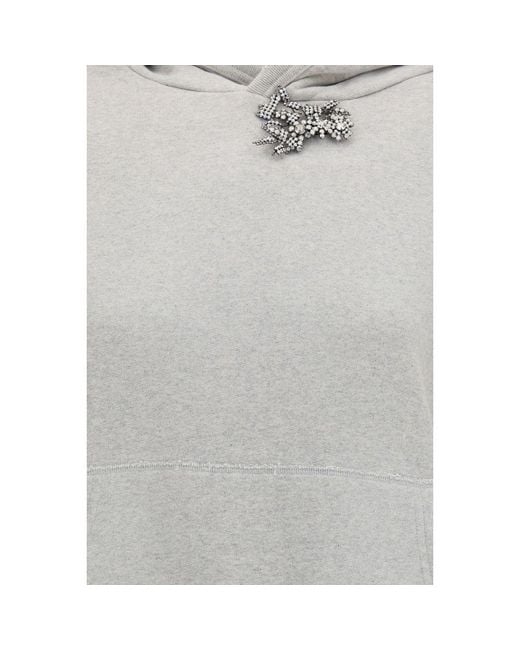 Prada Gray Cotton Sweatshirt