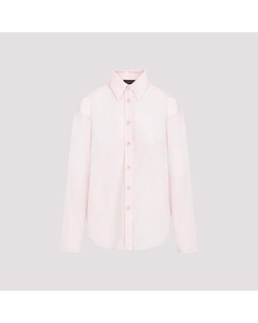 Fabiana Filippi Pink Peony Cotton Shirt